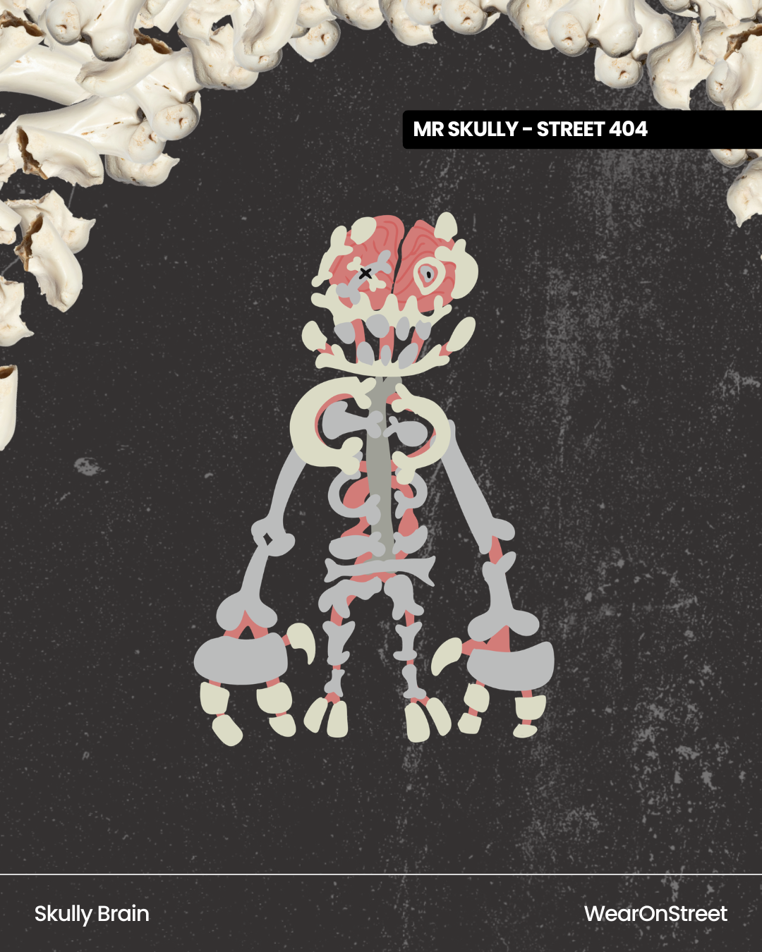 SKULLY BRAIN character artwork